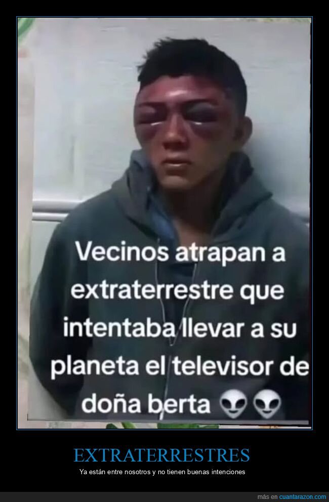 extraterrestres,robar,televisión