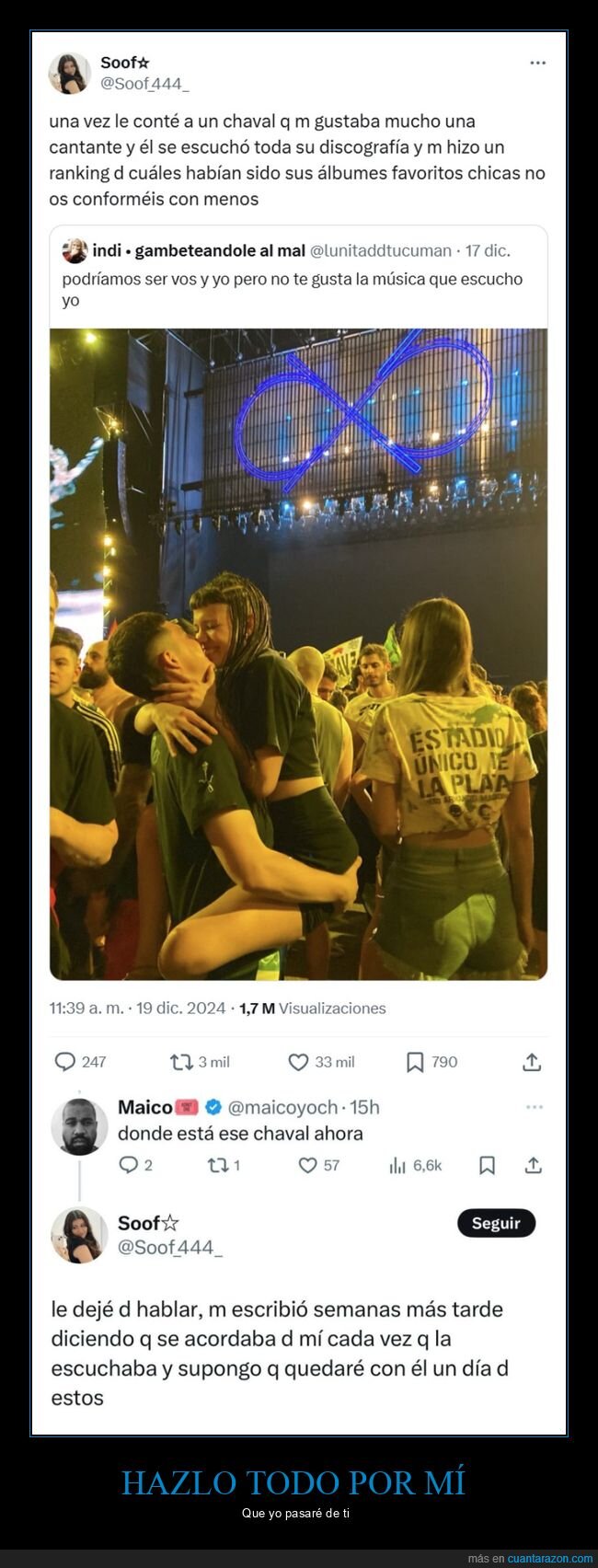 cantante,gustar,conformarse