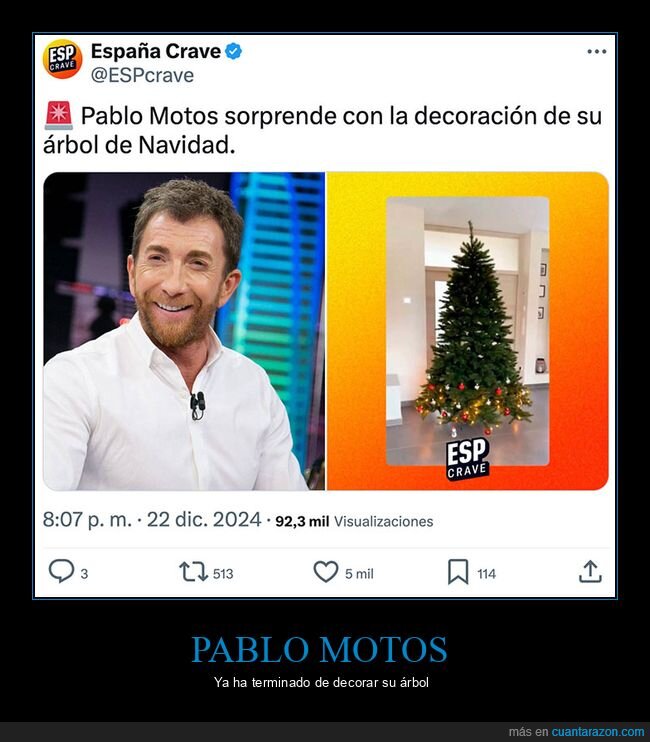 árbol de navidad,pablo motos