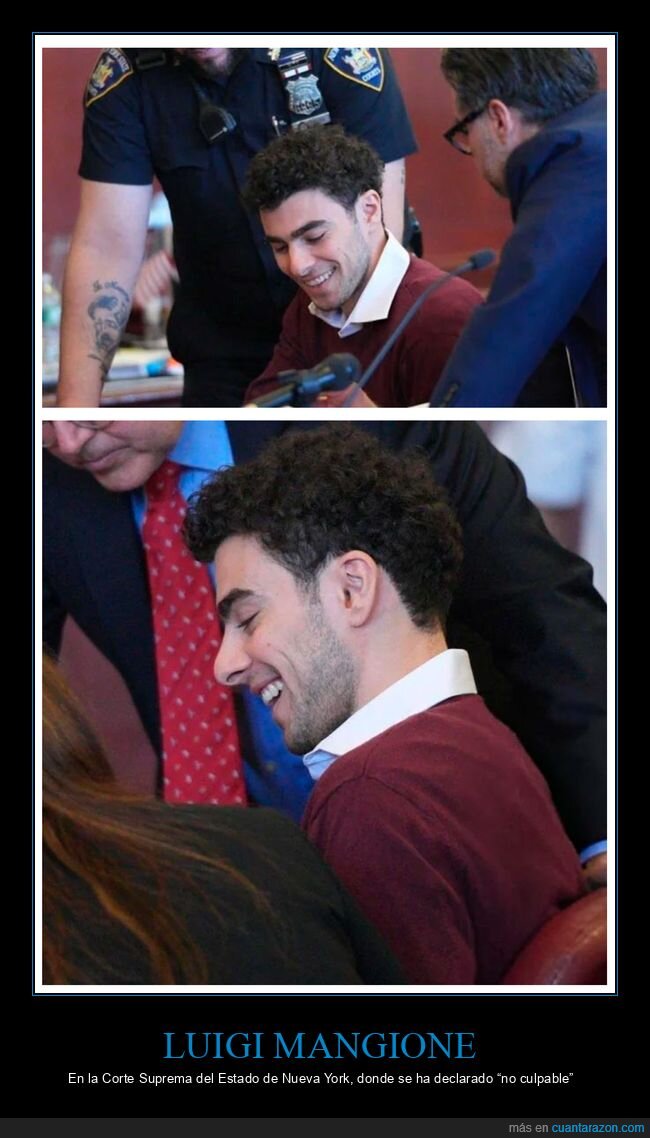 luigi mangione,no culpable