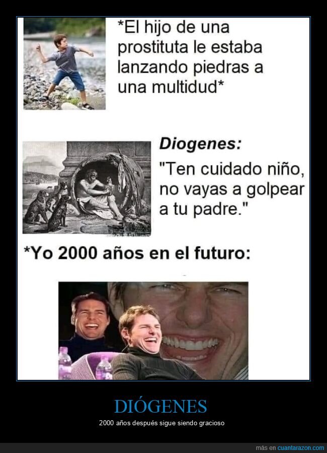 diógenes,hijo,padre,piedras