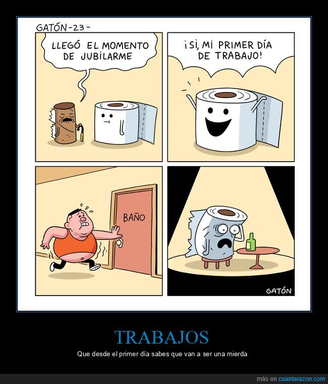 trabajo,papel higiénico