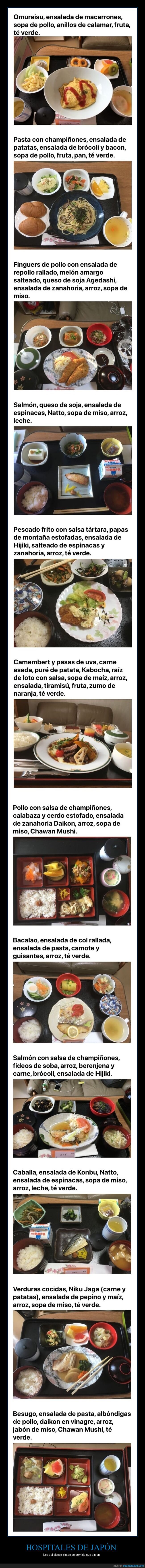 hospitales,japón,comida