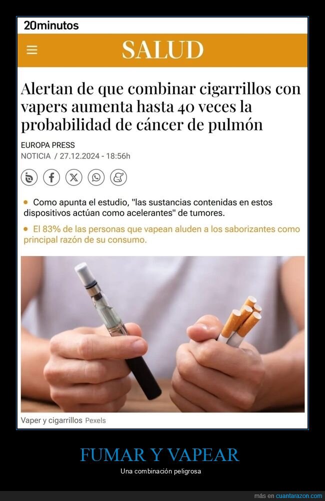 fumar,vapear,cáncer