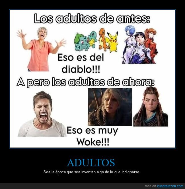 adultos,ahora,antes,quejarse