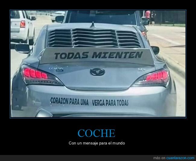 coches,mentir,pegatinas