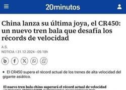 Enlace a Nuevo tren bala chino