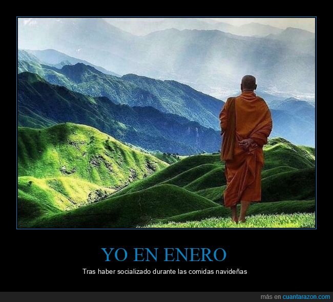 socializar,comidas,navidad,dalai lama,solo