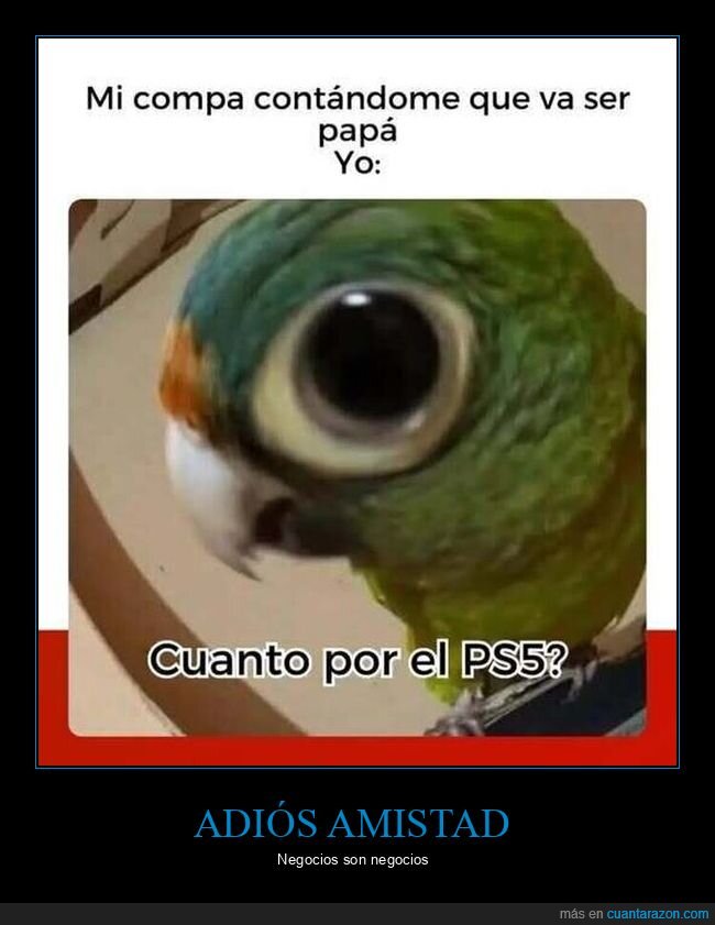ps5,venta,hijo,amistad,paternidad