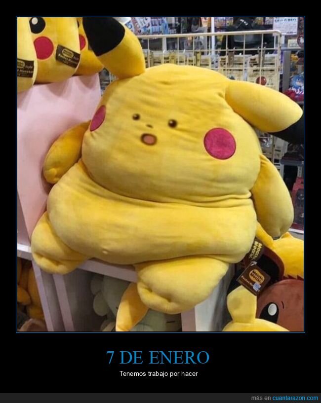 pikachu,gordo,enero,navidad