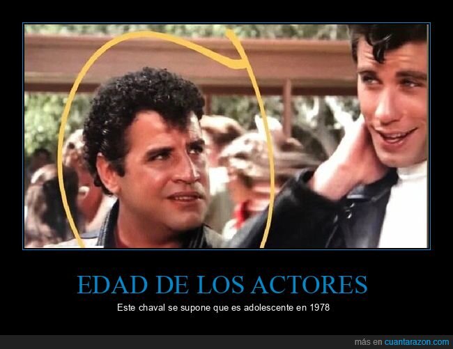grease,actores,viejovenes