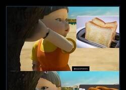 Enlace a El Juego del Calamar con mi tostadora