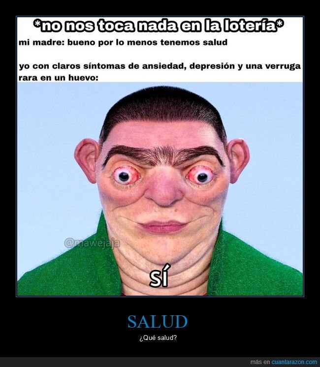 salud,loteria,tocar,sintomas