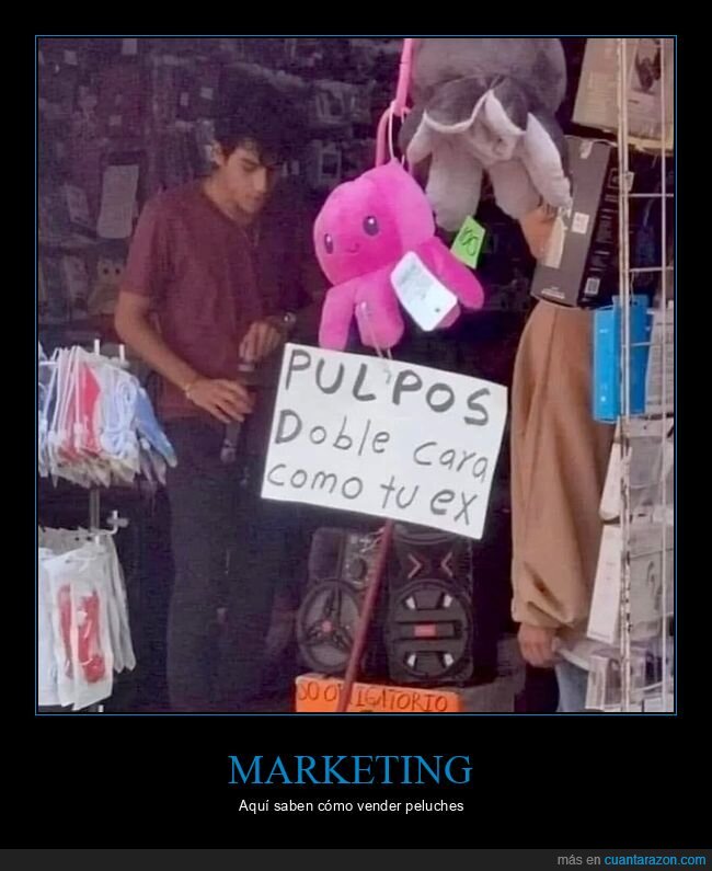 pulpo,doble cara,ex