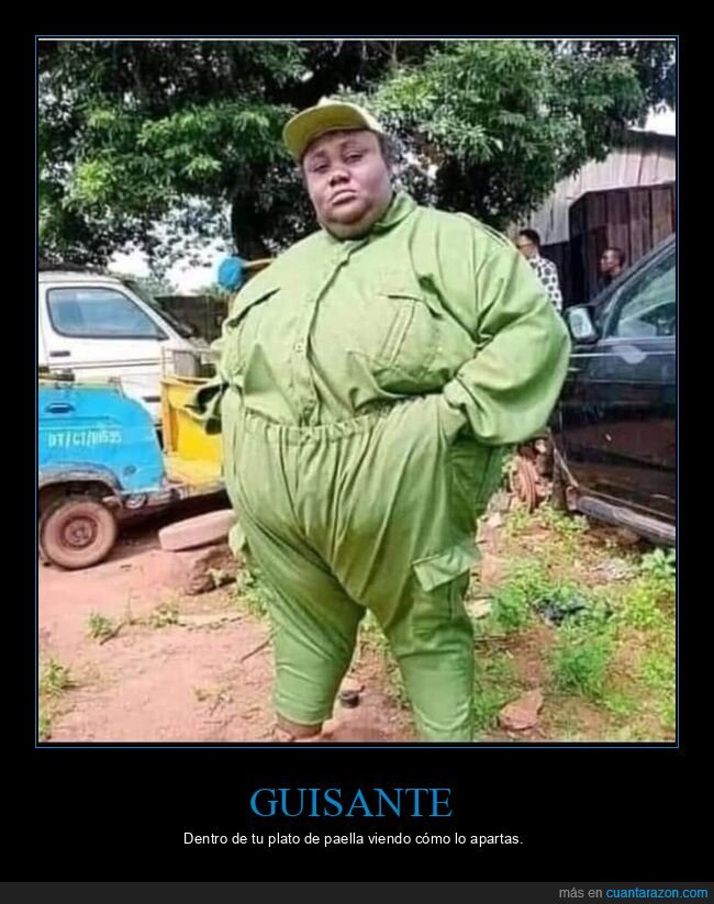 guisante,apartar,paella,plato