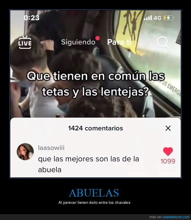 abuelas,lentejas,mejores,tetas