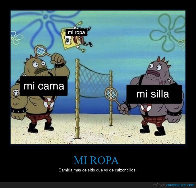ropa,cama,silla