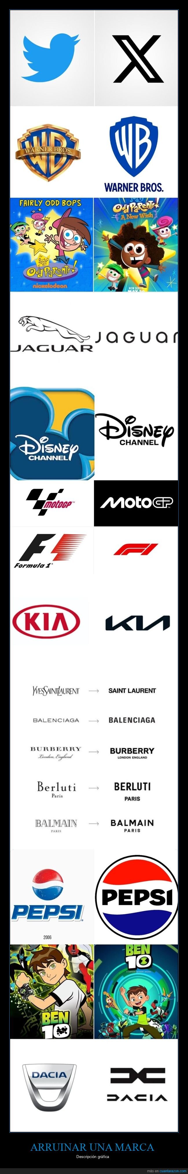 rediseños,historia,arruinar,peores