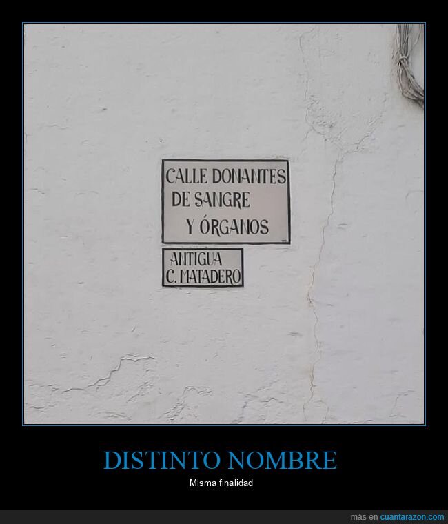 calle,matadero,donantes,organos