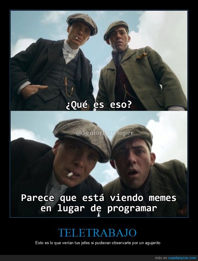 mirar,procrastinar,teletrabajo