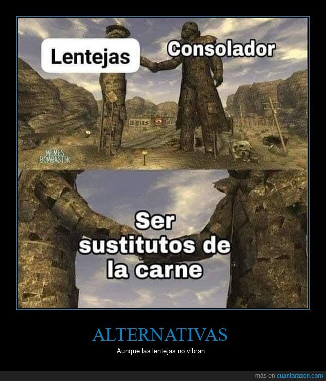 carne,en común,lentejas,sustitutos