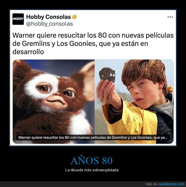 años 80,cine,goonies,gremlins,secuelas