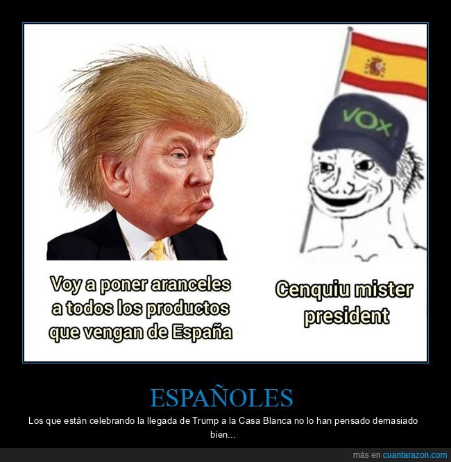 donald trump,españoles,políticos