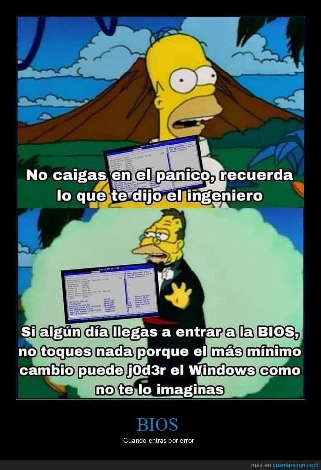bios,ingeniero,recordar,simpsons