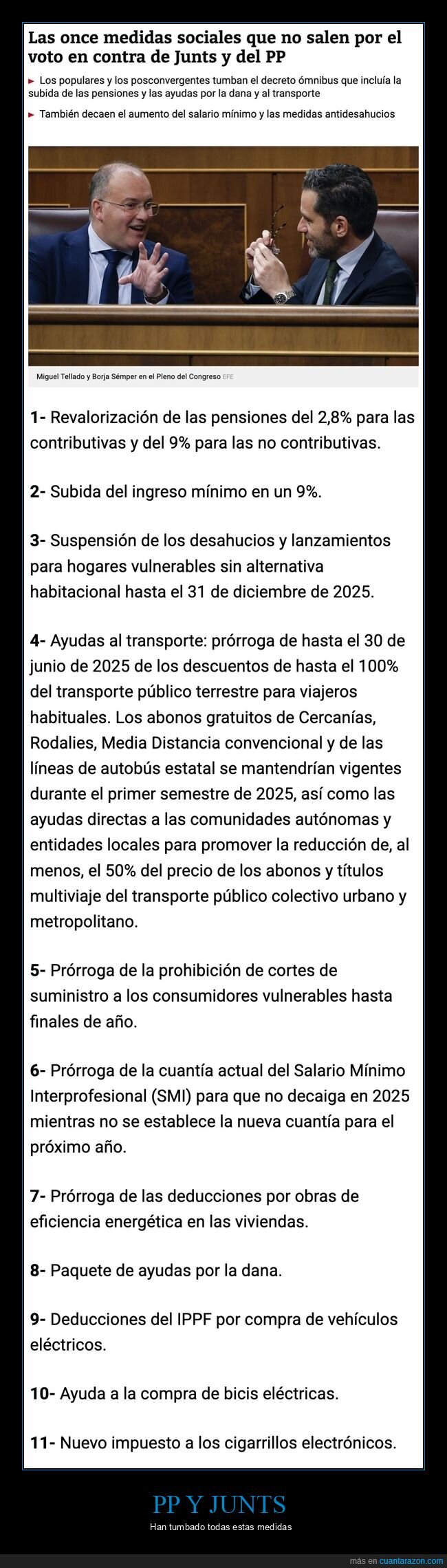 pp,junts,medidas sociales,políticos