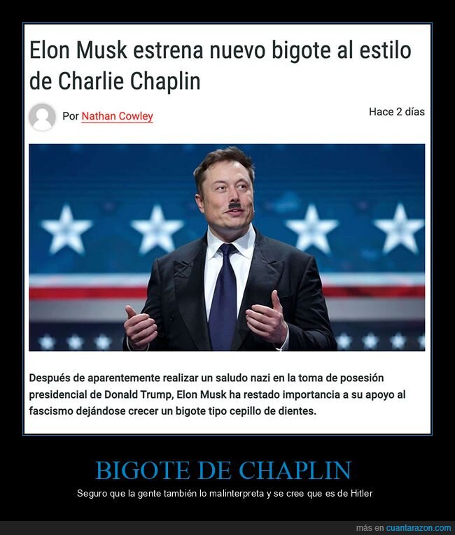 bigote,chaplin,elon musk