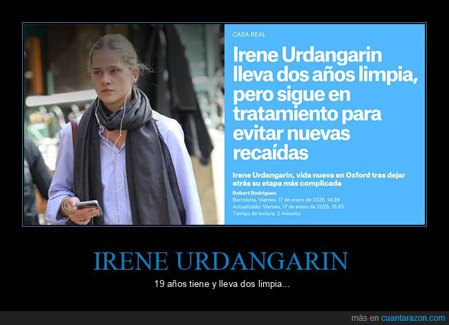 drogas,irene urdangarin,limpia