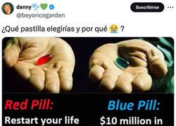 Enlace a ¿Pastilla roja o pastilla azul?