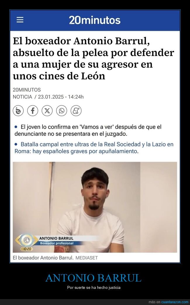 antonio barrul,boxeador,absuelto