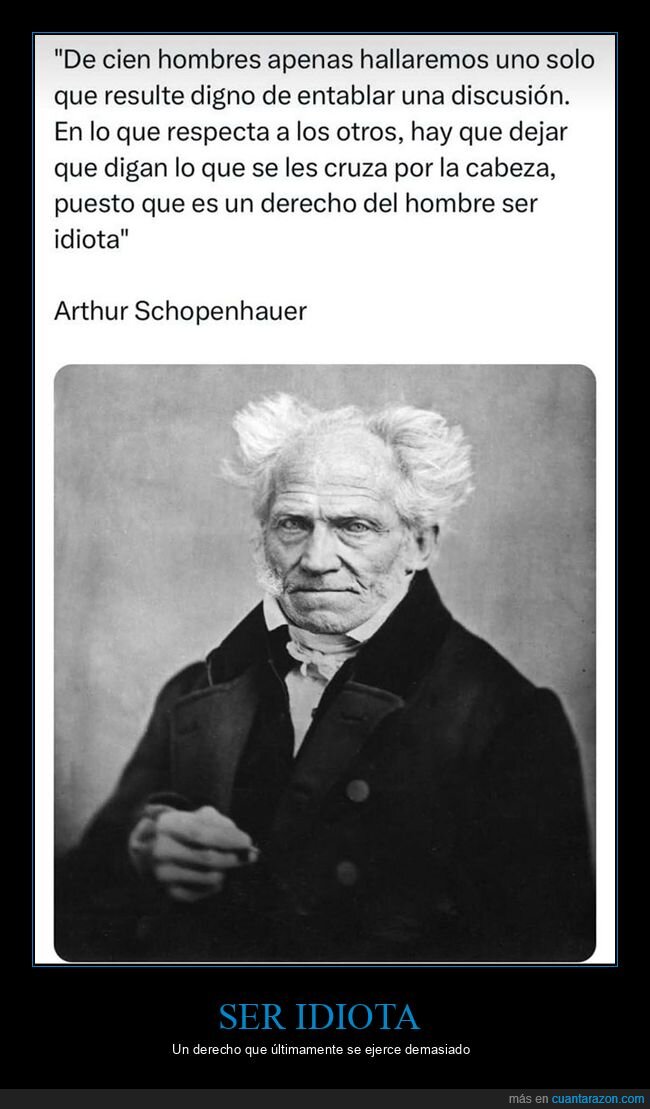 derecho,discusión,idiota,schopenhauer