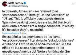 Enlace a Estadounidense no entiende por qué no les llamamos americanos