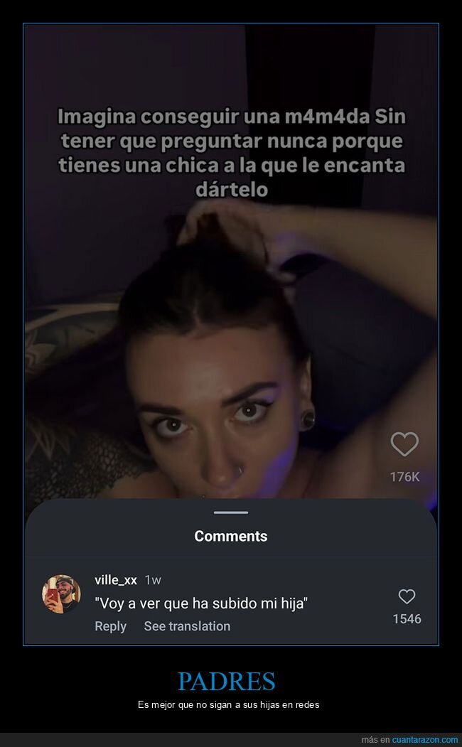 comentarios,hija,padre