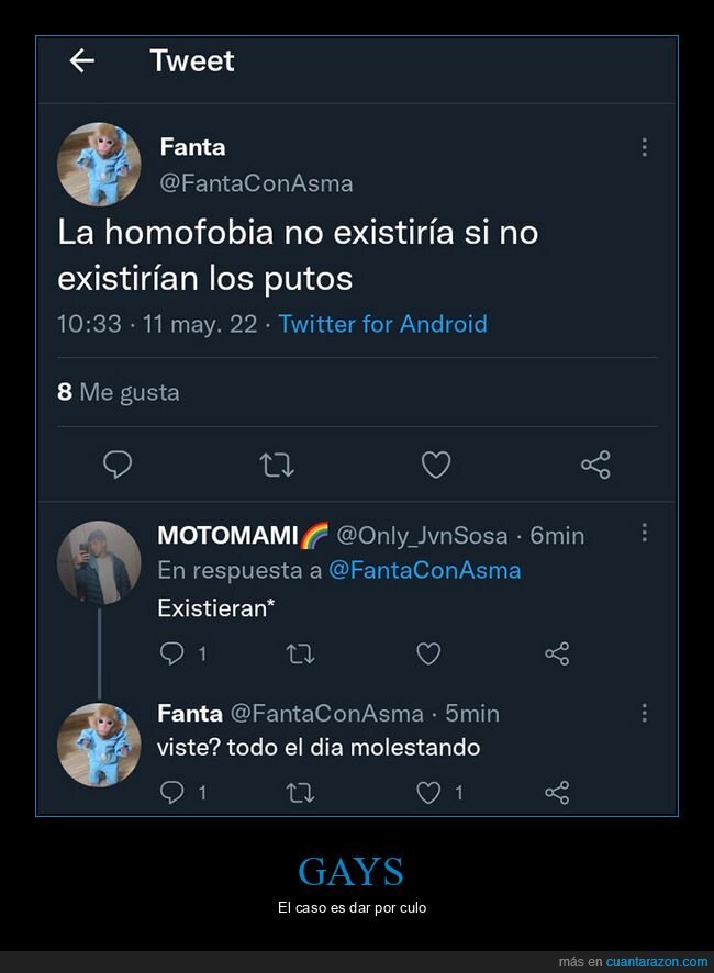 corrigiendo,existir,gays,homofobia,ortografía