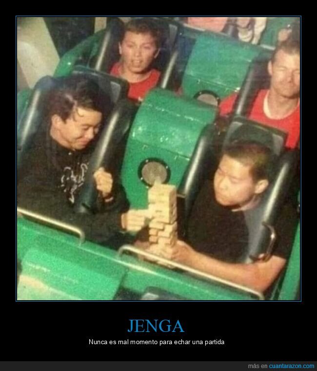 jenga,montaña rusa