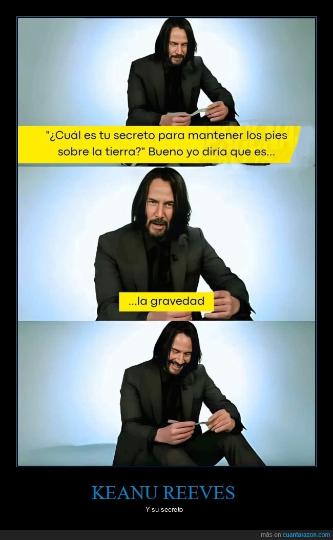 keanu reeves,secreto,gravedad