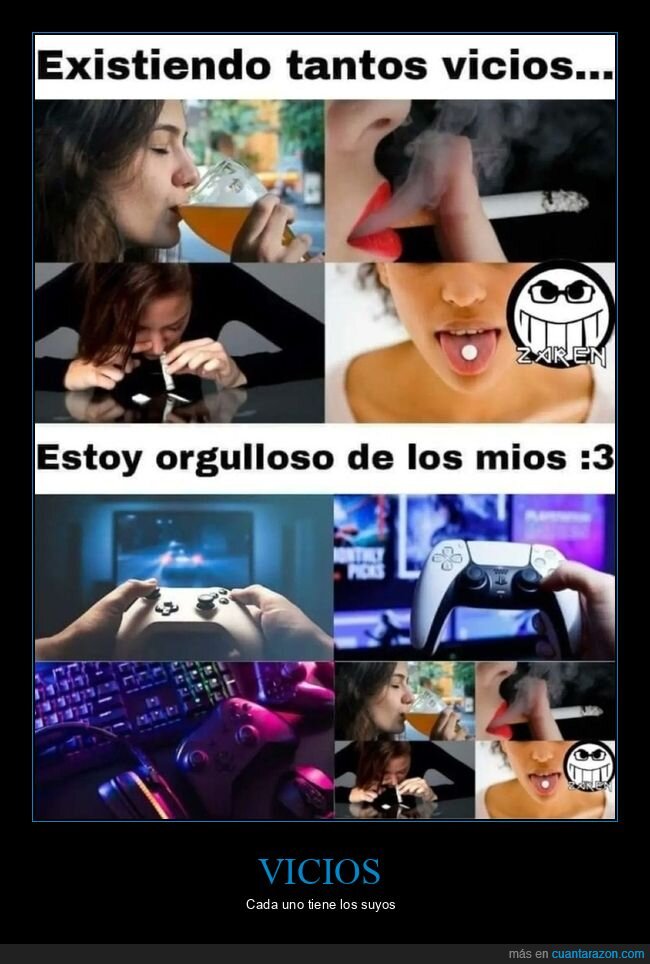 vicios,drogas,videojuegos