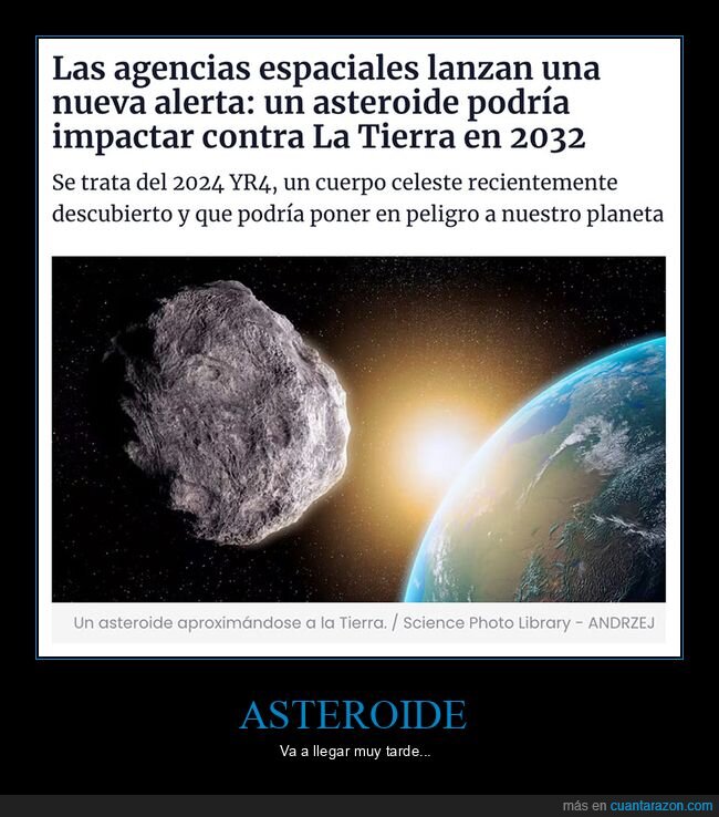 2032,asteroide,impactar,tierra