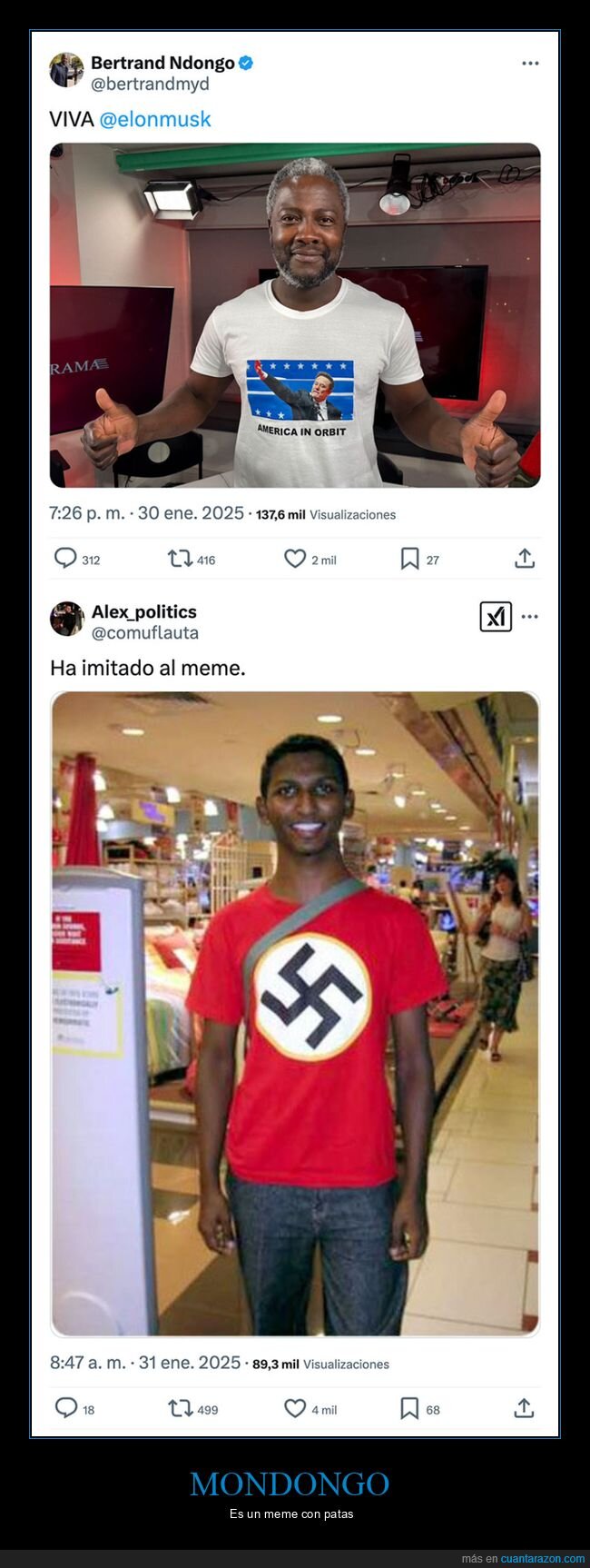 camiseta,elon musk,ndongo,saludo nazi