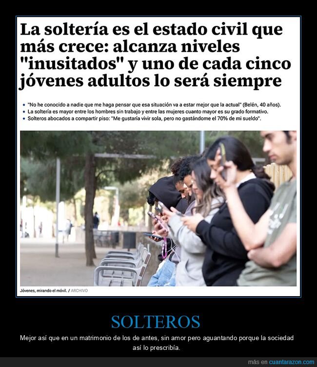 estado civil,solteros