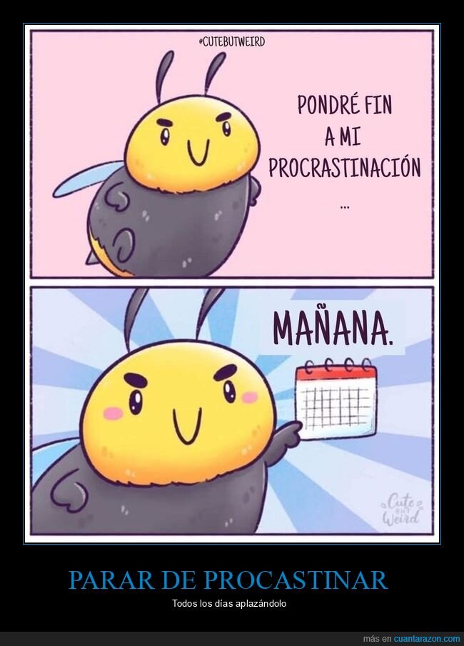 procastinar,fin,mañana