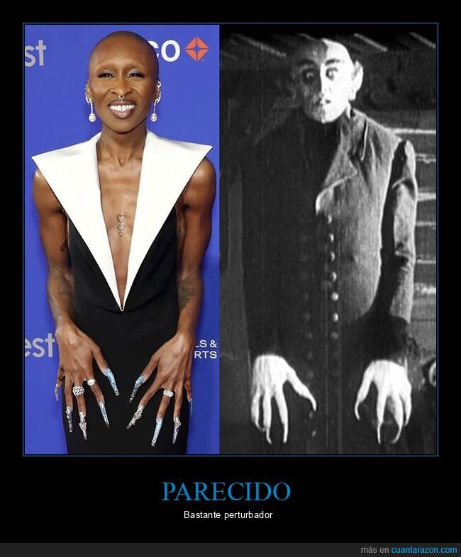 cynthia erivo,nosferatu,parecidos