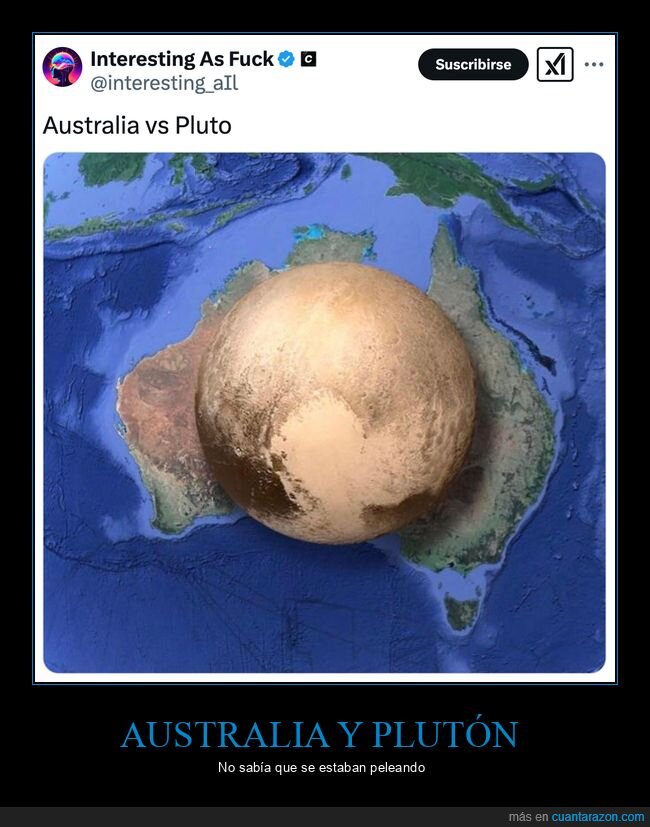 australia,plutón,tamaño