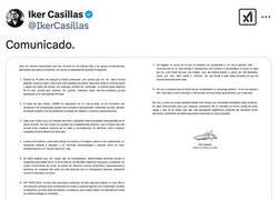 Enlace a El comunicado de Iker Casillas