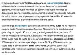 Enlace a Cartas para pensionistas pero no para autónomos