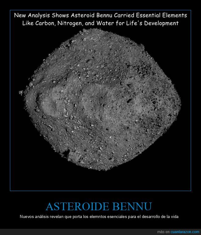 asteroide,elemntos,vida,bennu