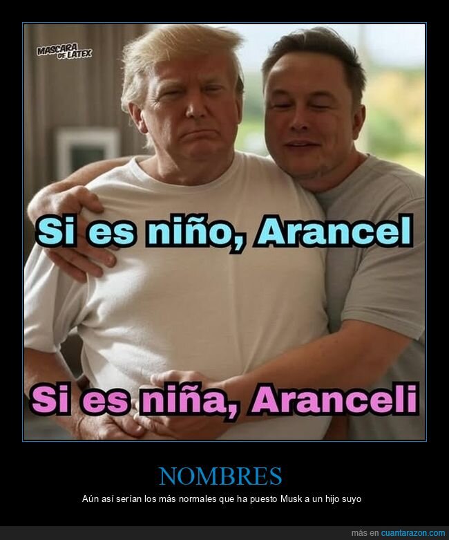 arancel,aranceli,donlad trump,elon musk,nombres,políticos